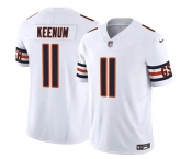 Men's Chicago Bears #11 Case Keenum White 2025 F.U.S.E. Vapor Untouchable Limited Football Stitched Jersey