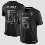 Men's Chicago Bears #15 Rome Odunze Black 2026 F.U.S.E. Salute to Service Limited Football Stitched Jersey
