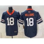 Men's Chicago Bears #18 Caleb Williams Navy 2026 F.U.S.E. Limited Football Stitched Jersey Men's Chicago Bears #18 Caleb Williams Navy 2026 F.U.S.E. Limited Football Stitched Jersey