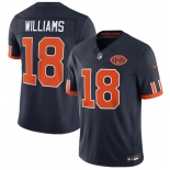 Men's Chicago Bears #18 Caleb Williams Navy 2026 F.U.S.E. Rivalries Collection Limited Football Stitched Jersey Men's Chicago Bears #18 Caleb Williams Navy 2026 F.U.S.E. Rivalries Collection Limited Football Stitched Jersey