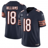Men's Chicago Bears #18 Caleb Williams Navy 2026 F.U.S.E. With 3-star C Patch Vapor Untouchable Limited Football Stitched Jersey Men's Chicago Bears #18 Caleb Williams Navy 2026 F.U.S.E. With 3-star C Patch Vapor Untouchable Limited Football Stitched Jersey