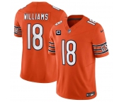 Men's Chicago Bears #18 Caleb Williams Orange 2026 F.U.S.E. With 3-star C Patch Vapor Untouchable Limited Football Stitched Jersey Men's Chicago Bears #18 Caleb Williams Orange 2026 F.U.S.E. With 3-star C Patch Vapor Untouchable Limited Football Stitched Jersey