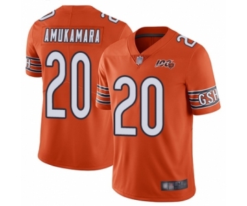 Men's Chicago Bears #20 Prince Amukamara Orange Alternate 100th Season Limited Football Jersey