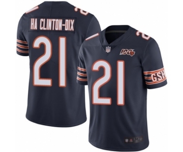 Men's Chicago Bears #21 Ha Clinton-Dix Navy Blue Team Color 100th Season Limited Football Jersey
