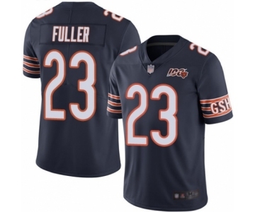 Men's Chicago Bears #23 Kyle Fuller Navy Blue Team Color 100th Season Limited Football Jersey