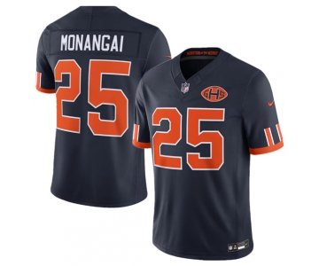 Men's Chicago Bears #25 Kyle Monangai Navy 2026 F.U.S.E. Rivalries Collection Limited Football Stitched Jersey