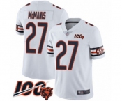Men's Chicago Bears #27 Sherrick McManis White Vapor Untouchable Limited Player 100th Season Football Jersey