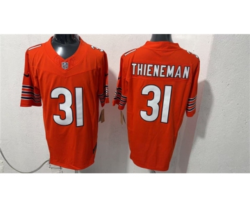 Men's Chicago Bears #31 Dillon Thieneman Orange 2026 F.U.S.E. Vapor Untouchable Limited Football Stitched Jersey