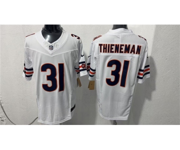 Men's Chicago Bears #31 Dillon Thieneman White 2026 F.U.S.E. Vapor Untouchable Limited Football Stitched Jersey
