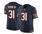Men's Chicago Bears #31 Kevin Byard III Navy 2025 F.U.S.E. With 2-Star C Patch Vapor Untouchable Limited Stitched Football Jersey