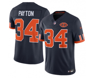 Men's Chicago Bears #34 Walter Payton Navy 2026 F.U.S.E. Rivalries Collection Limited Football Stitched Jersey