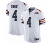 Men's Chicago Bears #4 Chase Daniel White 100th Season Limited Football Jersey