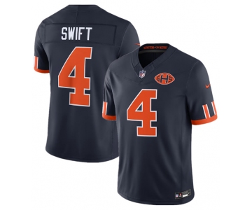 Men's Chicago Bears #4 D'Andre Swift Navy 2026 F.U.S.E. Rivalries Collection Limited Football Stitched Jersey