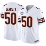 Men's Chicago Bears #50 Grady Jarrett White 2026 F.U.S.E. 2-Star C Patch Vapor Untouchable Limited Football Stitched Jersey Men's Chicago Bears #50 Grady Jarrett White 2026 F.U.S.E. 2-Star C Patch Vapor Untouchable Limited Football Stitched Jersey