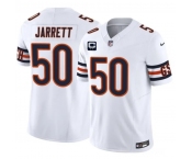 Men's Chicago Bears #50 Grady Jarrett White 2026 F.U.S.E. 2-Star C Patch Vapor Untouchable Limited Football Stitched Jersey Men's Chicago Bears #50 Grady Jarrett White 2026 F.U.S.E. 2-Star C Patch Vapor Untouchable Limited Football Stitched Jersey