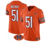 Men's Chicago Bears #51 Dick Butkus Orange 2025 F.U.S.E. With VMH Patch Vapor Untouchable Limited Football Stitched Jersey