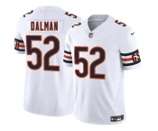 Men's Chicago Bears #52 Drew Dalman White 2025 F.U.S.E. Vapor Football Stitched Jersey