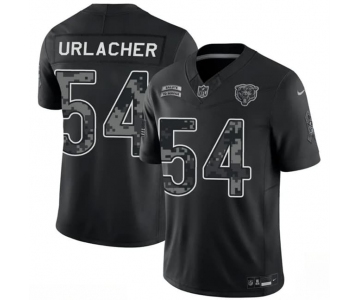 Men's Chicago Bears #54 Brian Urlacher Black 2026 F.U.S.E. Salute to Service Limited Football Stitched Jersey