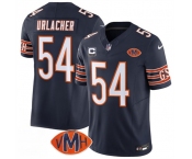 Men's Chicago Bears #54 Brian Urlacher Navy 2025 F.U.S.E. With 4-Star C Patch VMH Patch Vapor Untouchable Limited Football Stitched Jersey