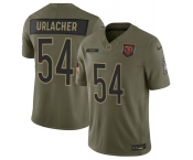 Men's Chicago Bears #54 Brian Urlacher Olive 2025 Salute to Service Limited Football Stitched Jersey Men's Chicago Bears #54 Brian Urlacher Olive 2025 Salute to Service Limited Football Stitched Jersey