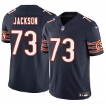 Men's Chicago Bears #73 Jonah Jackson Navy 2025 F.U.S.E. Vapor Football Stitched Jersey