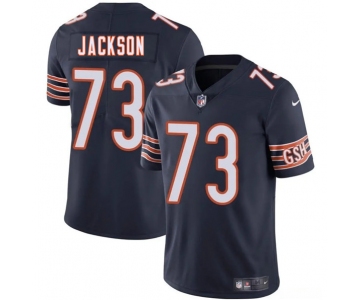 Men's Chicago Bears #73 Jonah Jackson Navy 2025 Vapor Football Stitched Jersey