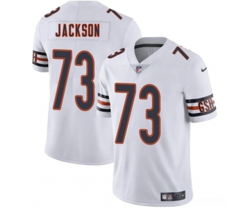 Men's Chicago Bears #73 Jonah Jackson White 2025 Vapor Football Stitched Jersey