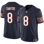 Men's Chicago Bears #8 Cairo Santos Navy 2025 F.U.S.E. Vapor Untouchable Limited Stitched Football Jersey