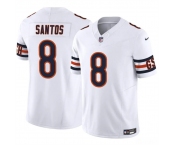 Men's Chicago Bears #8 Cairo Santos White 2025 F.U.S.E. Vapor Untouchable Limited Stitched Football Jersey