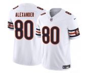 Men's Chicago Bears #80 Maurice Alexander White 2025 F.U.S.E. Vapor Football Stitched Jersey