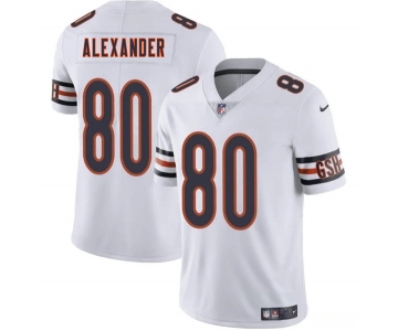 Men's Chicago Bears #80 Maurice Alexander White 2025 Vapor Football Stitched Jersey