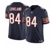 Men's Chicago Bears #84 Colston Loveland Navy 2025 Draft F.U.S.E. Vapor Untouchable Limited Football Stitched Jersey
