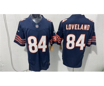 Men's Chicago Bears #84 Colston Loveland Navy 2026 F.U.S.E. Vapor Untouchable Limited Football Stitched Jersey