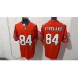 Men's Chicago Bears #84 Colston Loveland Orange 2026 F.U.S.E. Vapor Untouchable Limited Football Stitched Jersey Men's Chicago Bears #84 Colston Loveland Orange 2026 F.U.S.E. Vapor Untouchable Limited Football Stitched Jersey