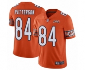 Men's Chicago Bears #84 Cordarrelle Patterson Orange Alternate 100th Season Limited Football Jersey