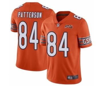 Men's Chicago Bears #84 Cordarrelle Patterson Orange Alternate 100th Season Limited Football Jersey
