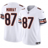 Men's Chicago Bears #87 Jordan Murray White 2025 F.U.S.E. Vapor Football Stitched Jersey