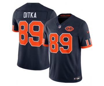Men's Chicago Bears #89 Mike Ditka Navy 2026 F.U.S.E. Rivalries Collection Limited Football Stitched Jersey