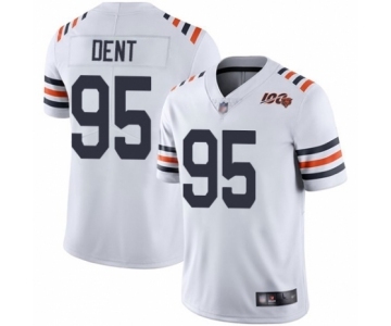 Men's Chicago Bears #95 Richard Dent White 100th Season Limited Football Jersey