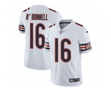 Men's Nike Chicago Bears #16 Pat O'Donnell Vapor Untouchable Limited White NFL Jersey