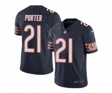 Men's Nike Chicago Bears #21 Tracy Porter Limited Navy Blue Rush NFL Jersey