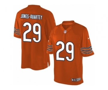 Men's Nike Chicago Bears #29 Harold Jones-Quartey Limited Orange Alternate NFL Jersey