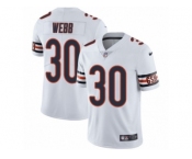 Men's Nike Chicago Bears #30 B.W. Webb Vapor Untouchable Limited White NFL Jersey