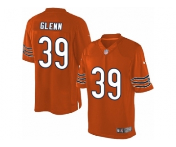Men's Nike Chicago Bears #39 Jacoby Glenn Limited Orange Alternate NFL Jersey
