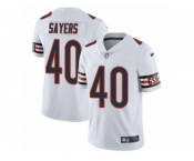 Men's Nike Chicago Bears #40 Gale Sayers Vapor Untouchable Limited White NFL Jersey