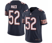Men's Nike Chicago Bears #52 Khalil Mack Navy Blue Team Color Vapor Untouchable Limited Player NFL Jersey