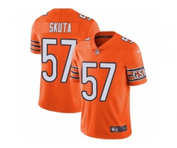 Men's Nike Chicago Bears #57 Dan Skuta Vapor Untouchable Limited Orange Rush NFL Jersey