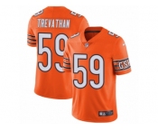 Men's Nike Chicago Bears #59 Danny Trevathan Vapor Untouchable Limited Orange Rush NFL Jersey
