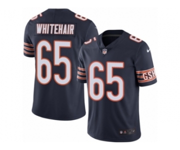 Men's Nike Chicago Bears #65 Cody Whitehair Limited Navy Blue Rush NFL Jersey
