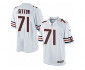 Men's Nike Chicago Bears #71 Josh Sitton Limited White NFL Jersey